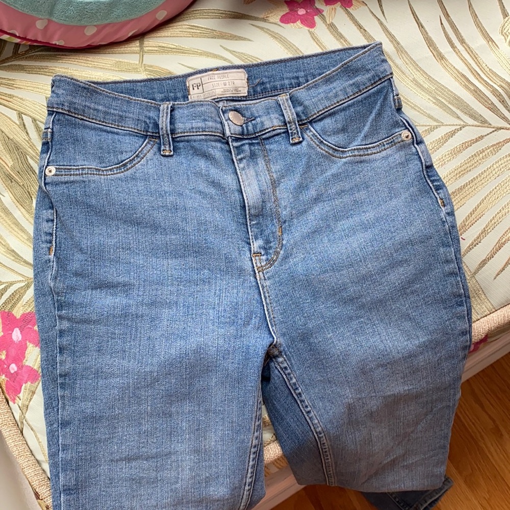 high rise free people jeans